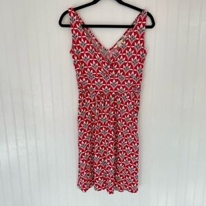 Boden Effie Palm Print Jersey Dress - 4P